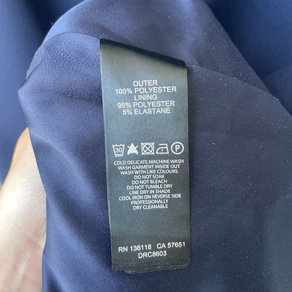 Forever New Shift Dress in Navy Blue - Size 8 - Picture 7 of 7